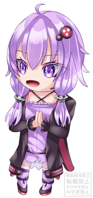 超ボーマスの公募絵で使ったミニキャラ PART.7 #Vflower #結月ゆかり