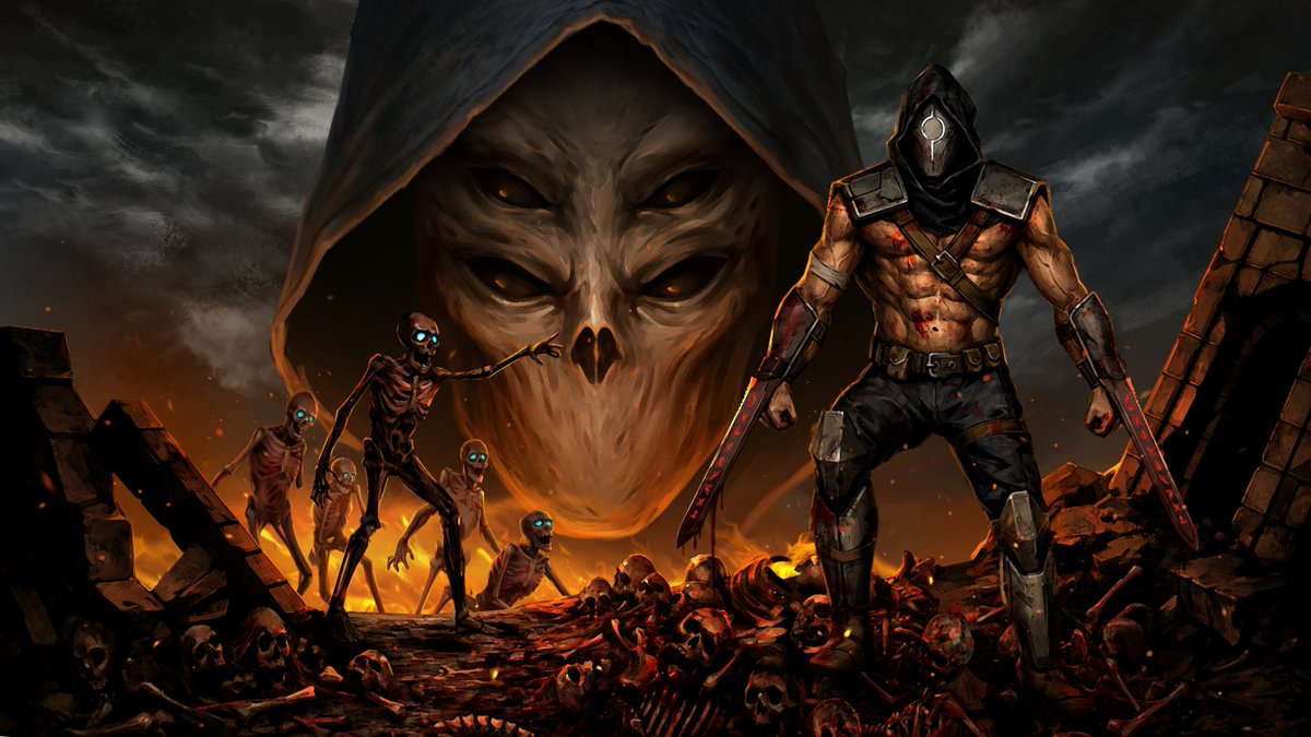 PlayStationUK's tweet image. Old school FPS action on #PSVR2.

Wrath: Aeon of Ruin VR - Brutal Edition lands on April 9: play.st/41eSVki