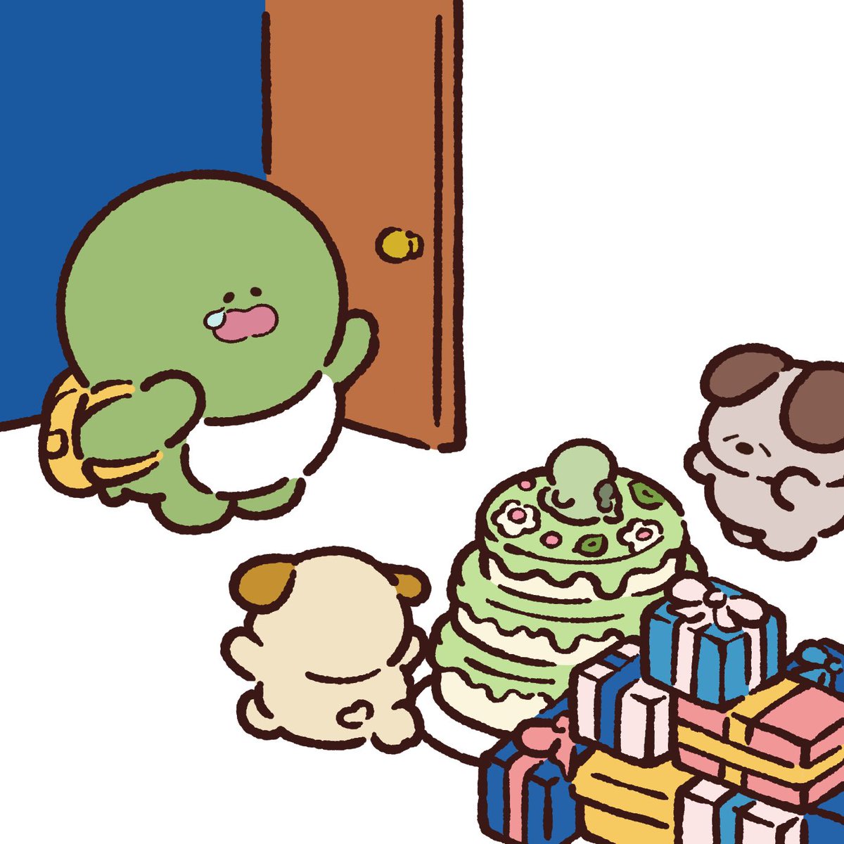 official_kaijuu's tweet photo. 4月7日はかいじゅうの誕生日🦖
やさしいみんなに愛してもらえるかいじゅうは
本当に幸せ者です。いつもありがとう⛅️ https://t.co/TMQsCjOTqy