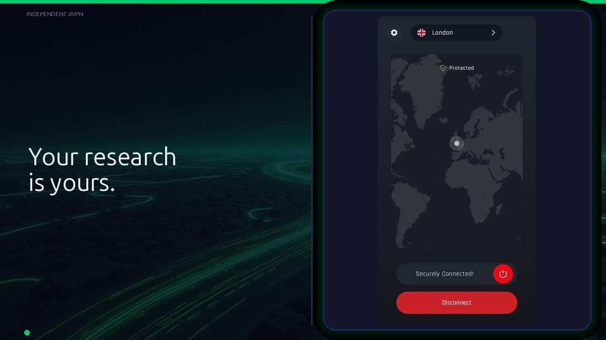 Independent dVPN tweet media