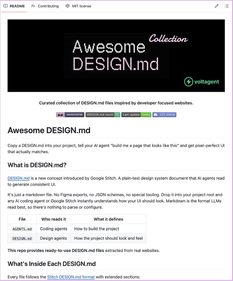 sukh_saroy's tweet image. 🚨Drop one markdown file into your project. tell your AI agent "build me a page that looks like this." get consistent UI that actually matches the design system.

it's called awesome-design-md -- a collection of DESIGN.md files extracted from 31 real websites.

DESIGN.md is a new