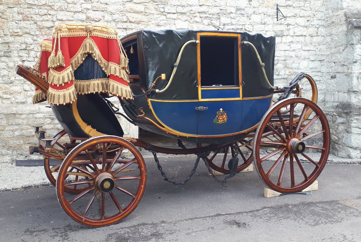 MaidstoneMuseum's tweet image. April’s Carriage of the Month is the beautiful Ceremonial Landau (built by Holmes of London &amp;amp; Derby) was originally used by Queen Victoria’s son, the Duke of Connaught &amp;amp; Strathearn, for formal or state occasions #Carriage #Vehicle #CarriageOfTheMonth