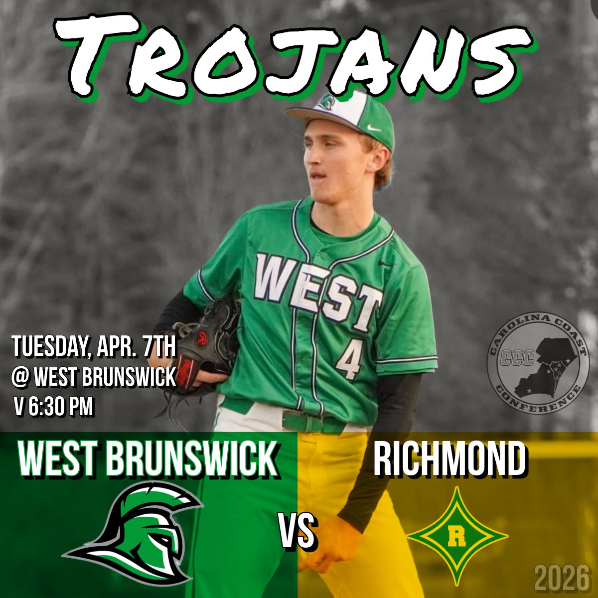 West Brunswick Trojan Baseball tweet media