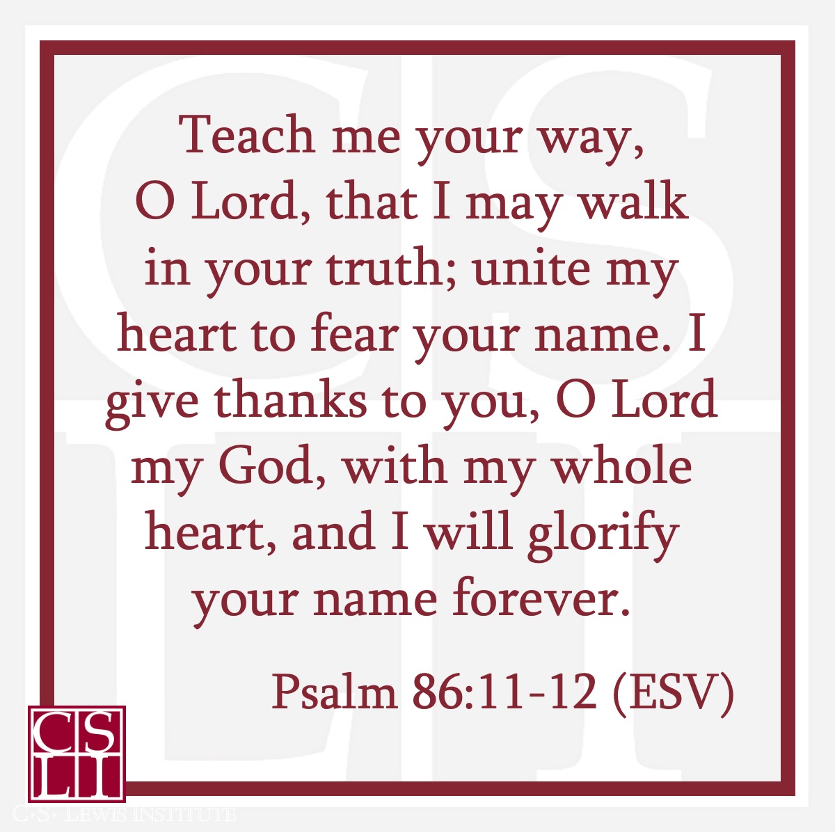 C.S. Lewis Institute tweet media