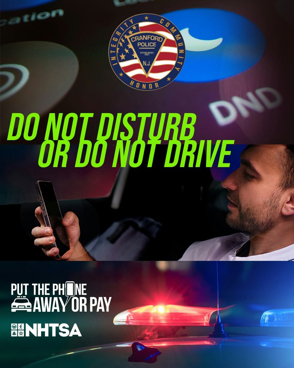 Cranford Police Dept tweet media