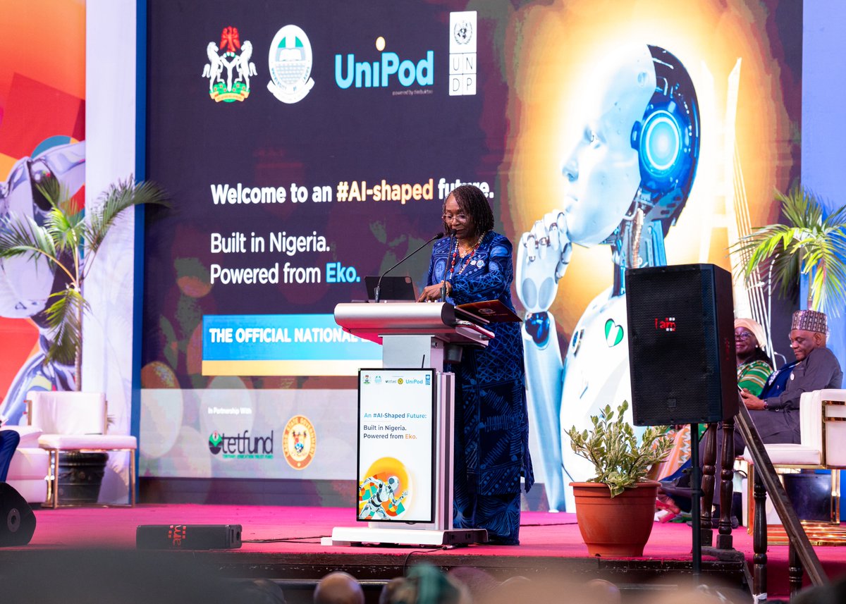 “Our goal is to embed AI in every curriculum irrespective of discipline, because AI is a tool of problem solving. 

It is fundamental to effective, cost saving timely solutions in all series of endeavor” ~ <a href="/UnilagVC/">Professor Folasade Ogunsola, OON, FAS</a> Prof. Folashade Ogunsola. 

#AIUnipodLaunch #TransformationViaAI
