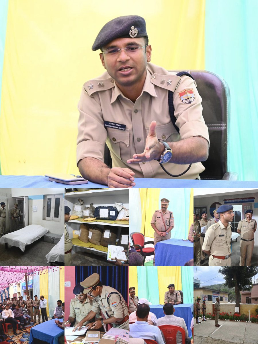 almorapolice's tweet image. 🔷 एसएसपी अल्मोड़ा ने दुरुस्त थाना देघाट, द्वाराहाट, चौखुटिया, मासी व सल्ट थानों का किया निरीक्षण

🔷 कानून व्यवस्था, जनसंवाद, लंबित मामलों के निस्तारण व जनजागरूकता पर विशेष जोर
#inspection 
#UttarakhandPolice 
@uttarakhandcops