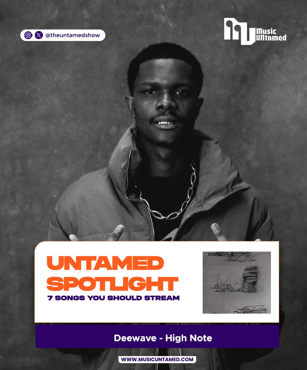 theuntamedshow's tweet photo. Here's 7 Songs You Should Stream 📍

With music from @omarthedj__ @deewaveonly @shescoca @ItsUCee and many more .

Tap In With Our Fresh Finds Playlist &amp; Spotlight To Find The Very Best Music Worth Listening To!!! https://t.co/behwGeKiS6