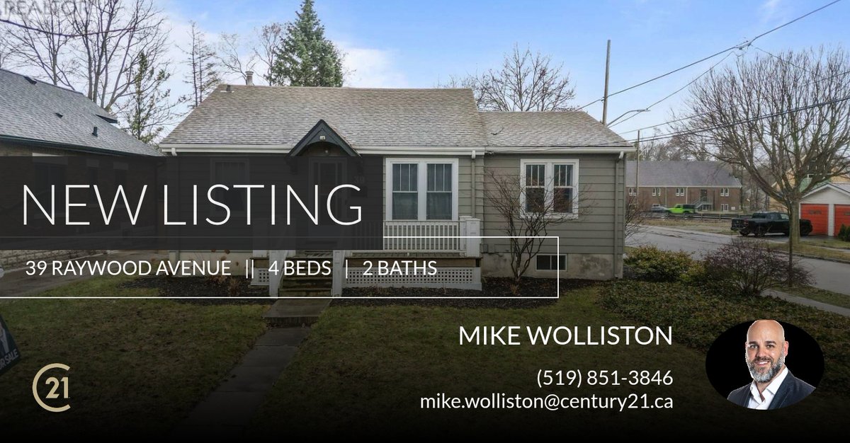 wolly76's tweet photo. 📍 New Listing 📍 Take a look at this fantastic new property that just hit the market located at 39 Raywood Avenue in London South (south H). Reach out here or at (519) 851-3846 for more information https://t.co/39lPDzsSzC https://t.co/zffUULdzXg