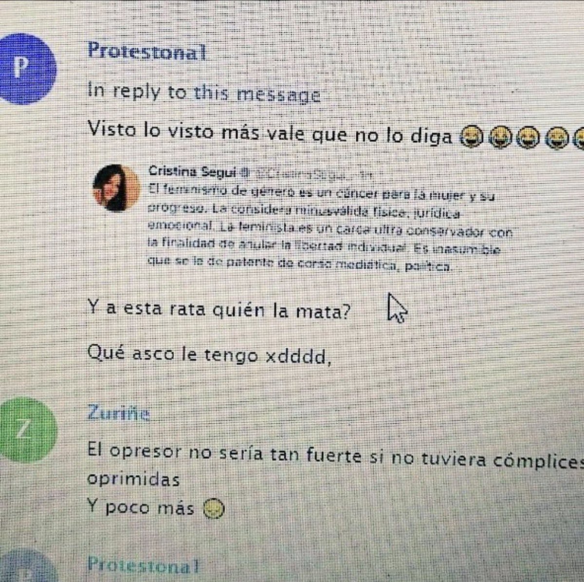 Cristina Seguí tweet media