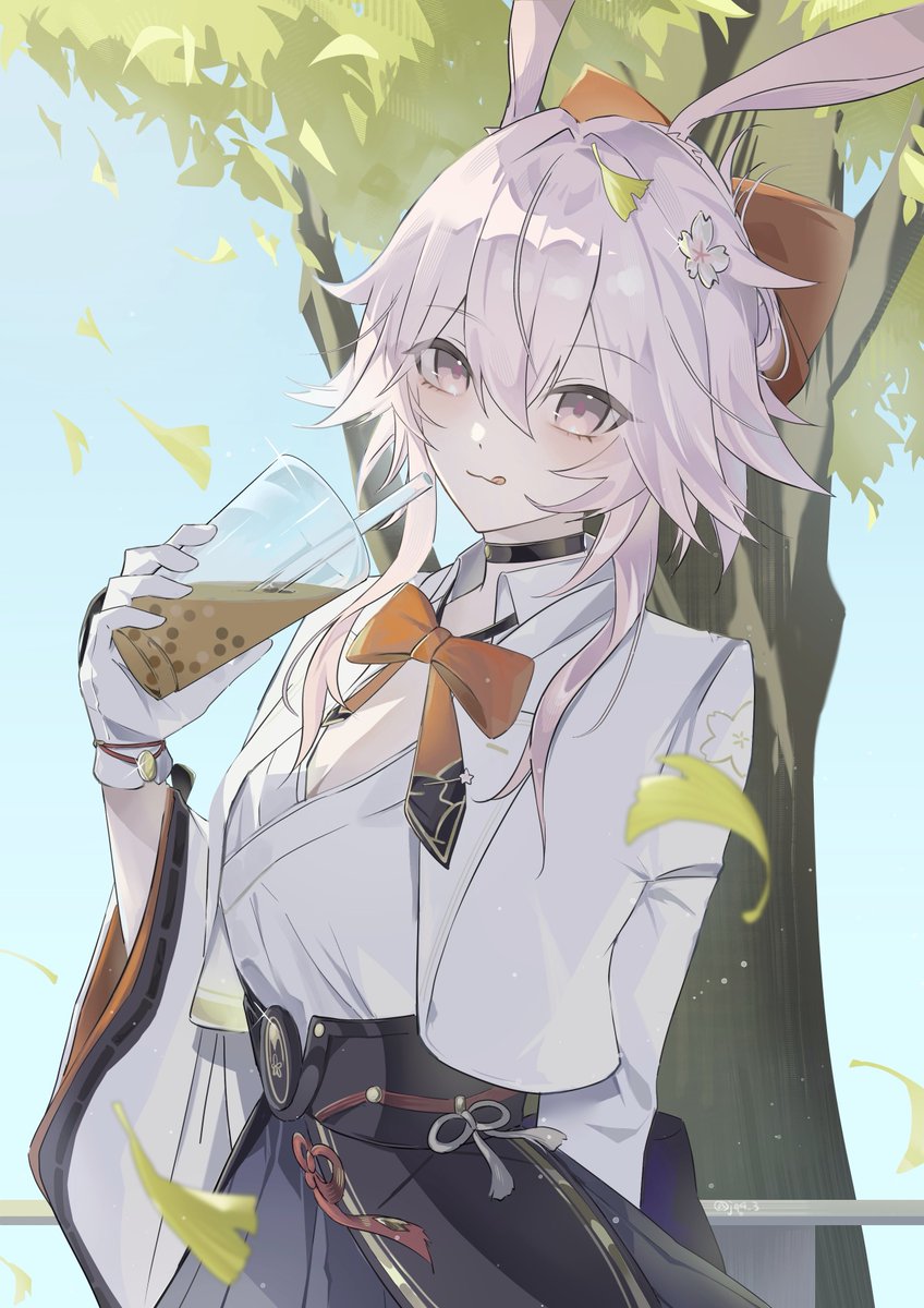 jq4_3's tweet photo. 🌸🧋  #緋英 #Evanescia https://t.co/3lG1sinZbn