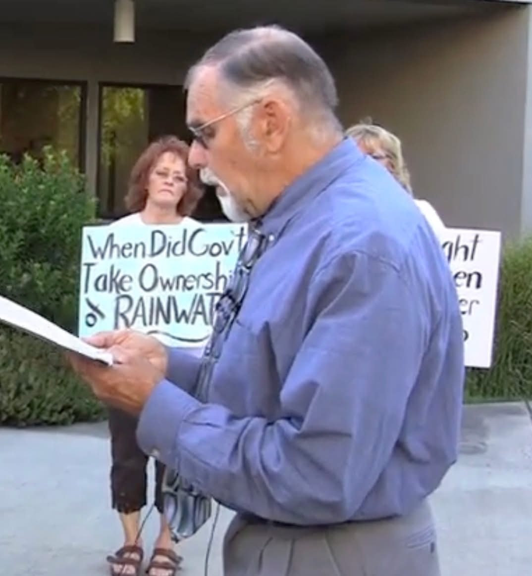 BabyD1111229's tweet image. What is government overreach? 

THIS! ⬇️

Fast Fact: An Oregon man was put in jail for collecting and using rainwater that he collected on his own land 
#Oregon
Gary Harrington, who owns a 170-acre rural property in Jackson County, was convicted and thrown in jail for collecting,