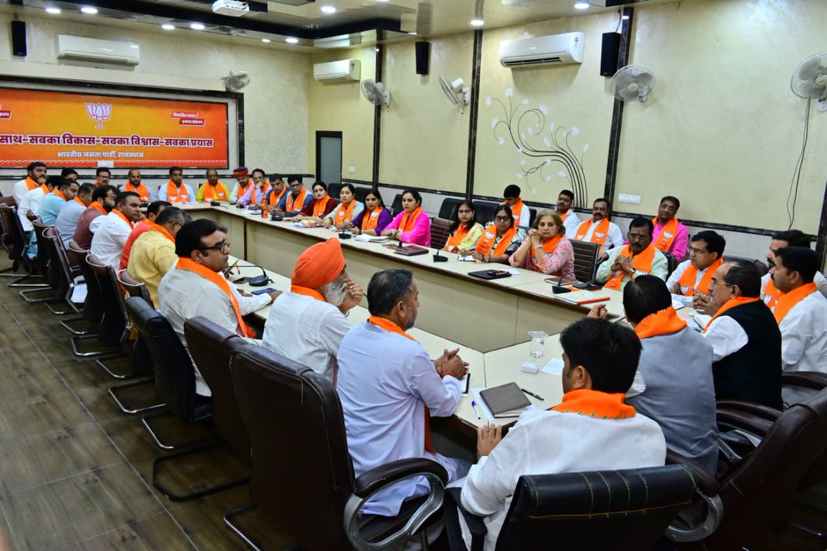BJP Rajasthan tweet media