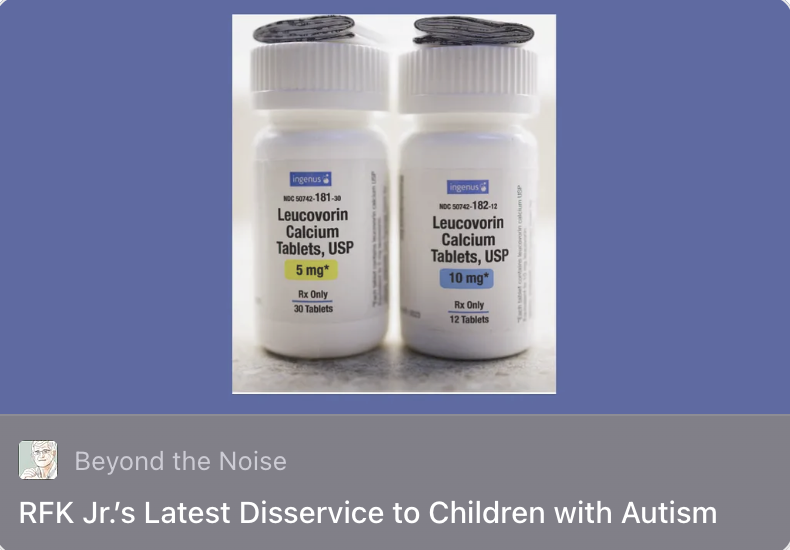 DrPaulOffit's tweet image. open.substack.com/pub/pauloffit/…
RFk Jr.'s magic medicine for autism.