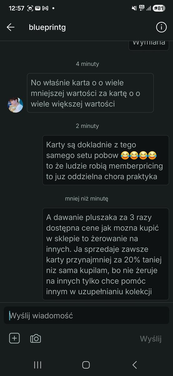 Talim896's tweet photo. Z cyklu pośmiejemy się razem z użytkowników vinted, tym razem overpricing 3x za pluszaki z zootopii, wolfchan normalnie dostepny za 1/3 ceny w joayo. Jeszcze probuje mi wypomiec cene 143 za...WTT😂😂😂😂 pośmiejcie sie ze mną 
#scammersonvinted #overpricing #skzoo https://t.co/GFmaPsp0tg