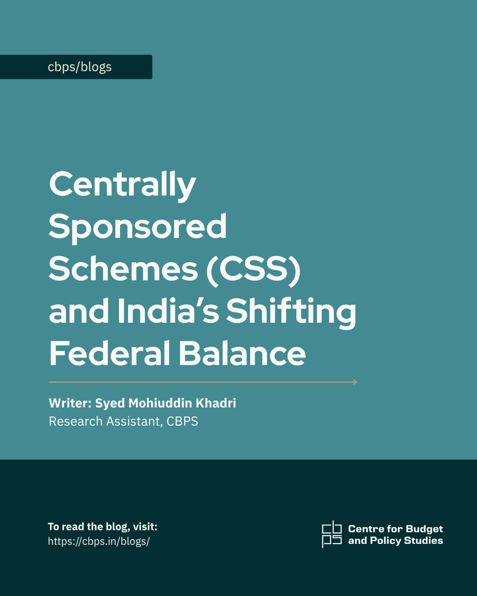 Centre for Budget and Policy Studies (CBPS) tweet media