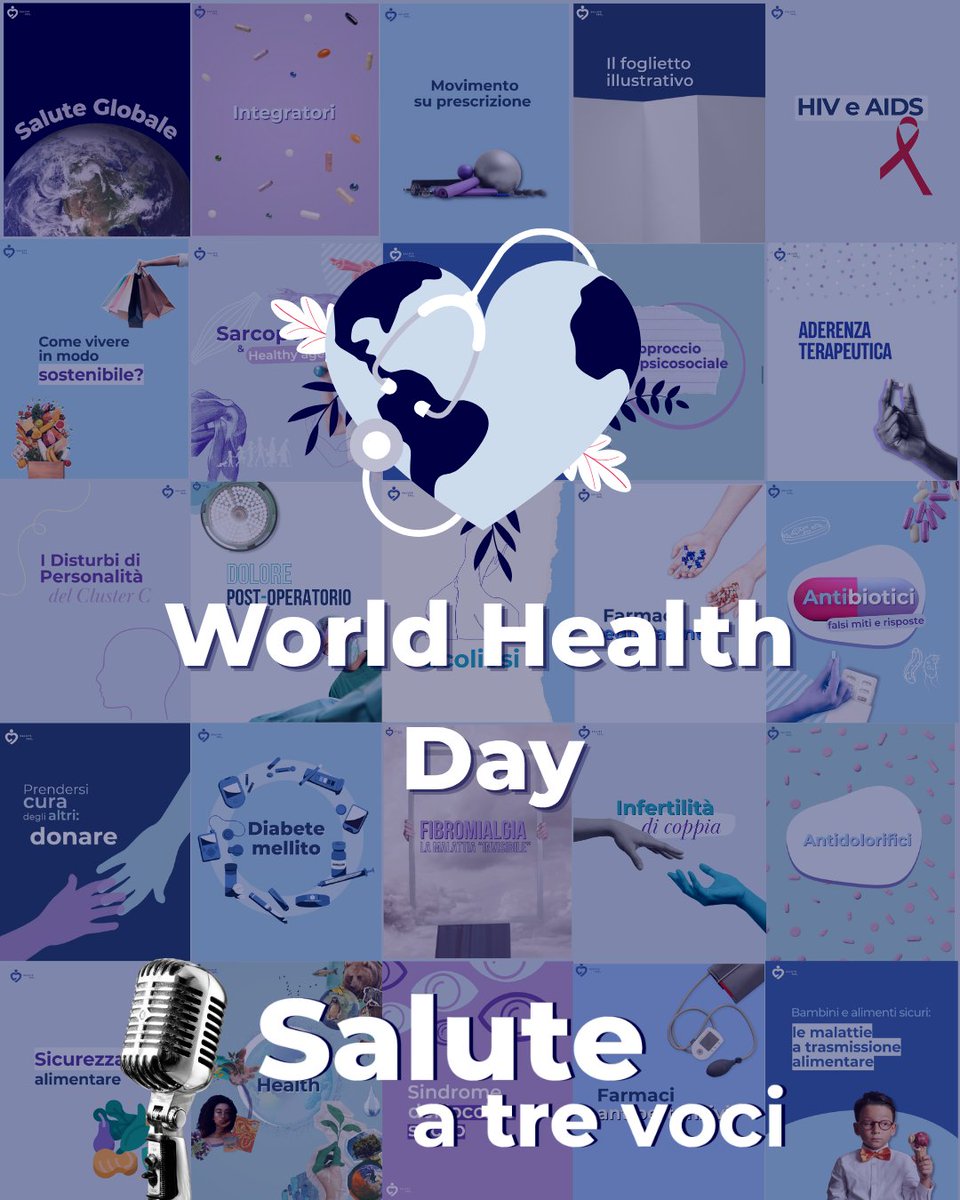 salute_360's tweet photo. Oggi è il #WorldHealthDay 🌍

Celebriamo la salute con #SaluteaTreVoci, il podcast su salute, scienza e benessere 🎙️

Insieme a ospiti affrontano dubbi, curiosità e falsi miti: sport, farmaci, personalità e molto altro!

Nuove puntate in arrivo, restate sintonizzati!💙 https://t.co/b1l9p0GGoU