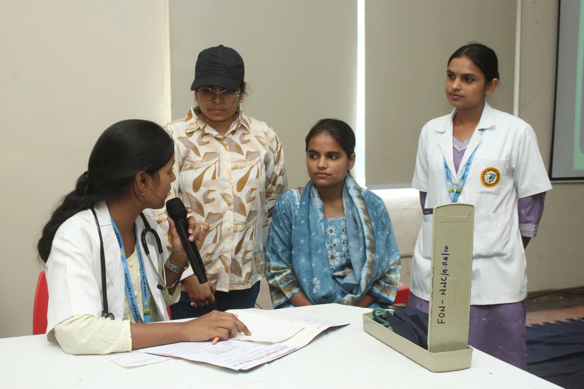 NarainaGroup's tweet photo. Naraina Medical College students of Nursing organized a World Health Awareness Program on the occasion of World Health Day, promoting healthy living, preventive care, and community well-being.

#WorldHealthDay2026 #HealthAwareness #NarainaMedicalCollege https://t.co/7enJReaC9k