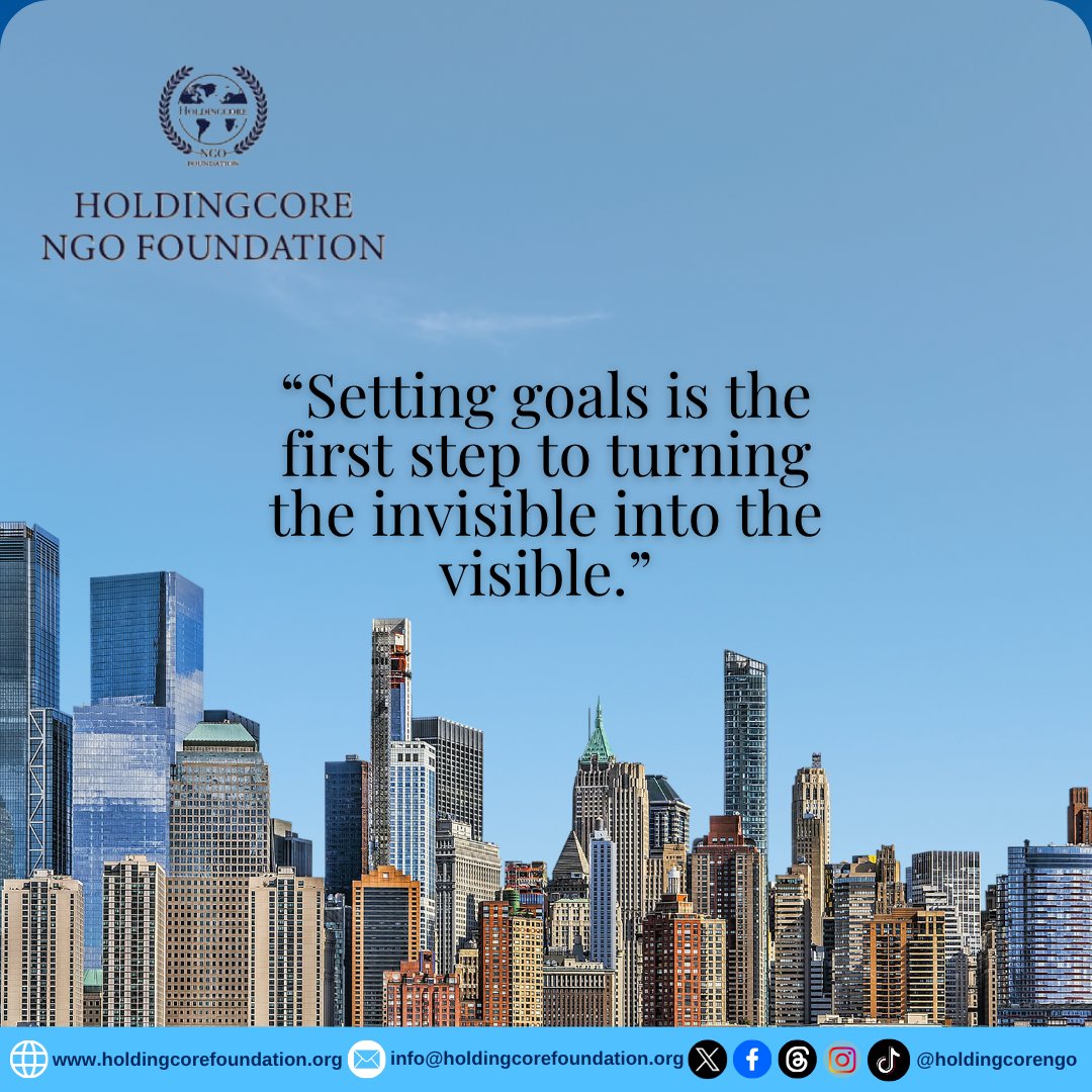 Holdingcorengo's tweet image. Write down your top goal for 2026 and put it where you can see it.

#VisionaryMindset #GoalSetting #DreamBig #ManifestSuccess #HoldingcoreEMPFoundation