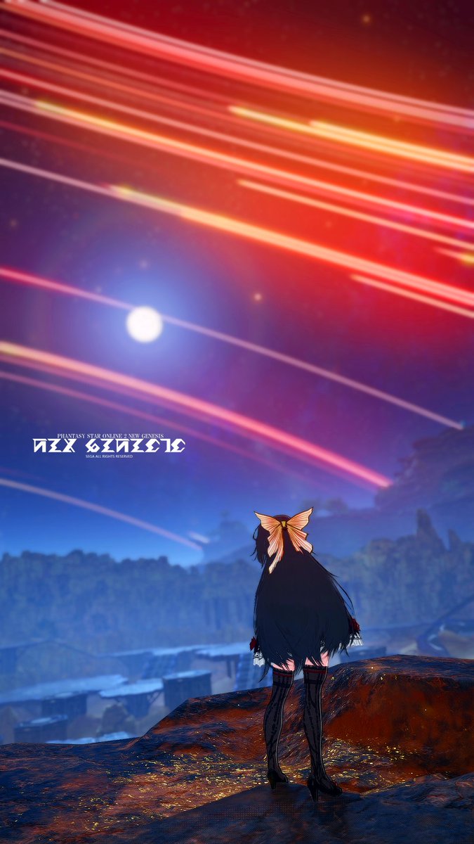 「 シューティングスター 」
#メンテの日なのでssを貼る 
#メンテの日じゃないけどssを貼る 
#PSO2NGS #PSO2NGS_SS