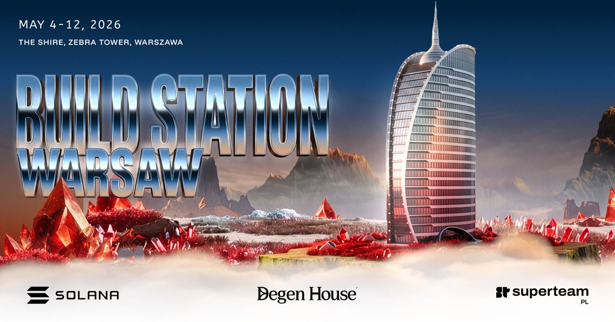 SuperteamPOL's tweet image. WARSAW IS ABOUT TO BECOME THE CAPITAL OF BUILDERS 🇵🇱

JOIN THE BUILD STATION NOW &amp;amp; GET READY TO WIN THE FRONTIER HACKATHON BY @COLOSSEUM 🏛️👇