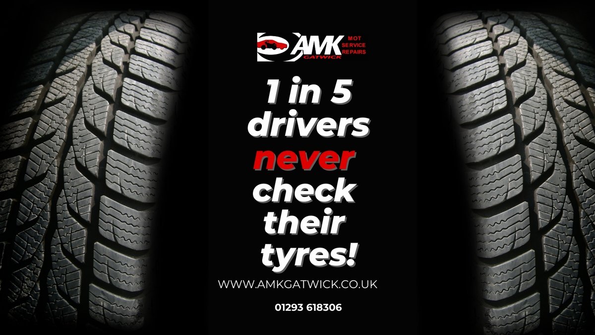 AMKGATWICK's tweet photo. Dont leave it to chance - check your tyres - or call in and we will give them the once over!  #gatwick #crawley #tyres https://t.co/IQVbijPPpj