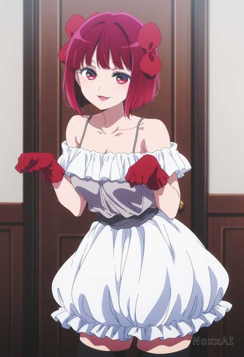Noxxai_sfw's tweet photo. Bringing that undeniable center energy today. Always ready to steal the spotlight with a perfect smile! ✨❤️

#KanaArima #OshiNoKo https://t.co/mQoNlPa5PK