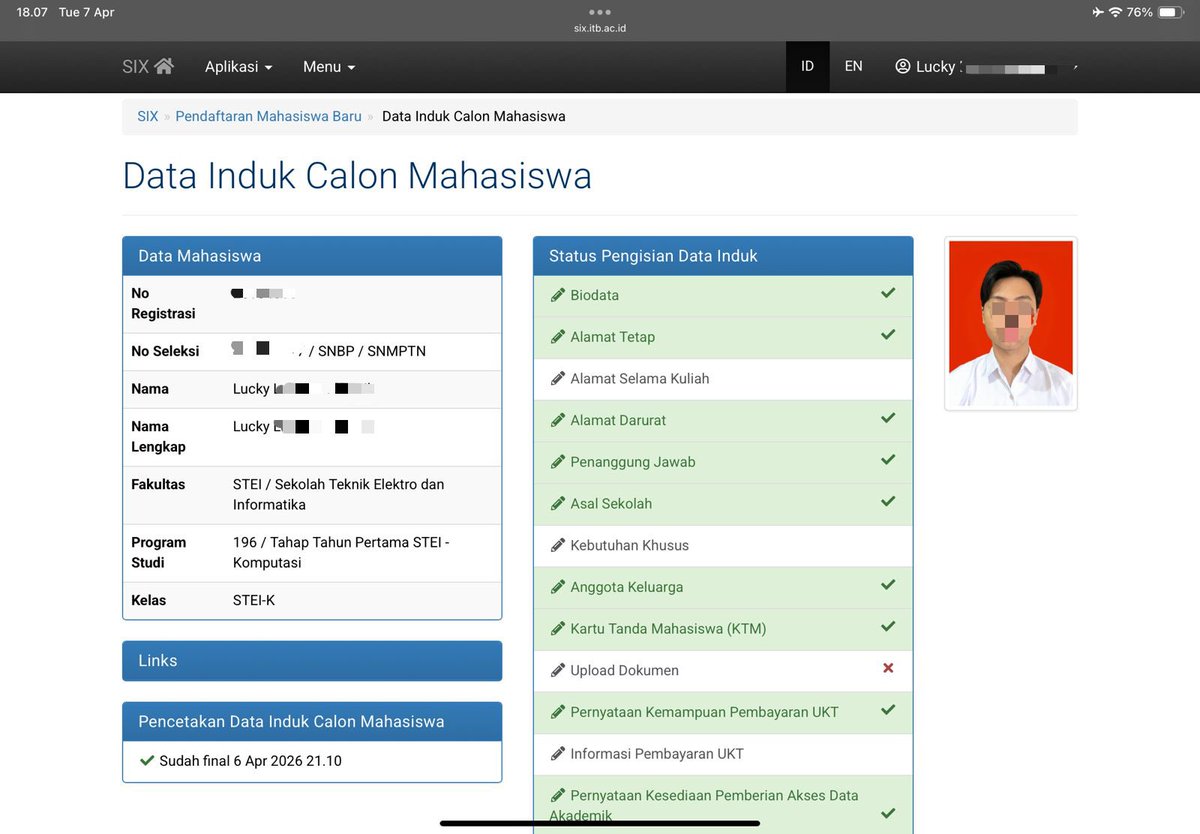 Lucky 🍀 || Otw OSKM ITB tweet media