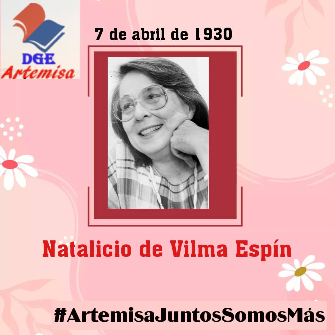 Recordamos hoy el Aniversario 96 del nacimiento de Vilma, la heroína de la Sierra y el llano, mujer convertida en símbolo, aroma y escudo. #VilmaVive #Cuba #ArtemisaJuntosSomosMás <a href="/GladysArtemisa/">Gladys Martínez Verdecia</a> <a href="/ValdesArtemisa/">Alexander Valdés Valdés</a> <a href="/naimatrujillob/">Naima Ariatne Trujillo Barreto</a> <a href="/EduArtemisa/">DPEArtemisa</a>