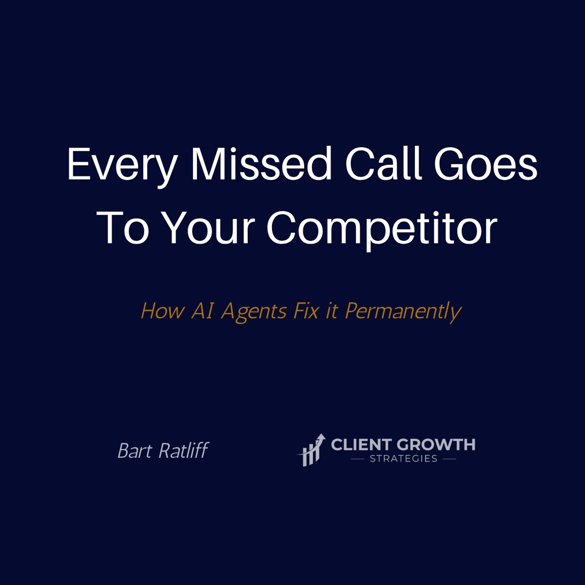 A plumber in Greenville gets 40 calls a week. Here is what the data actually says. clientgrowthstrategies.com/missed-calls-c…