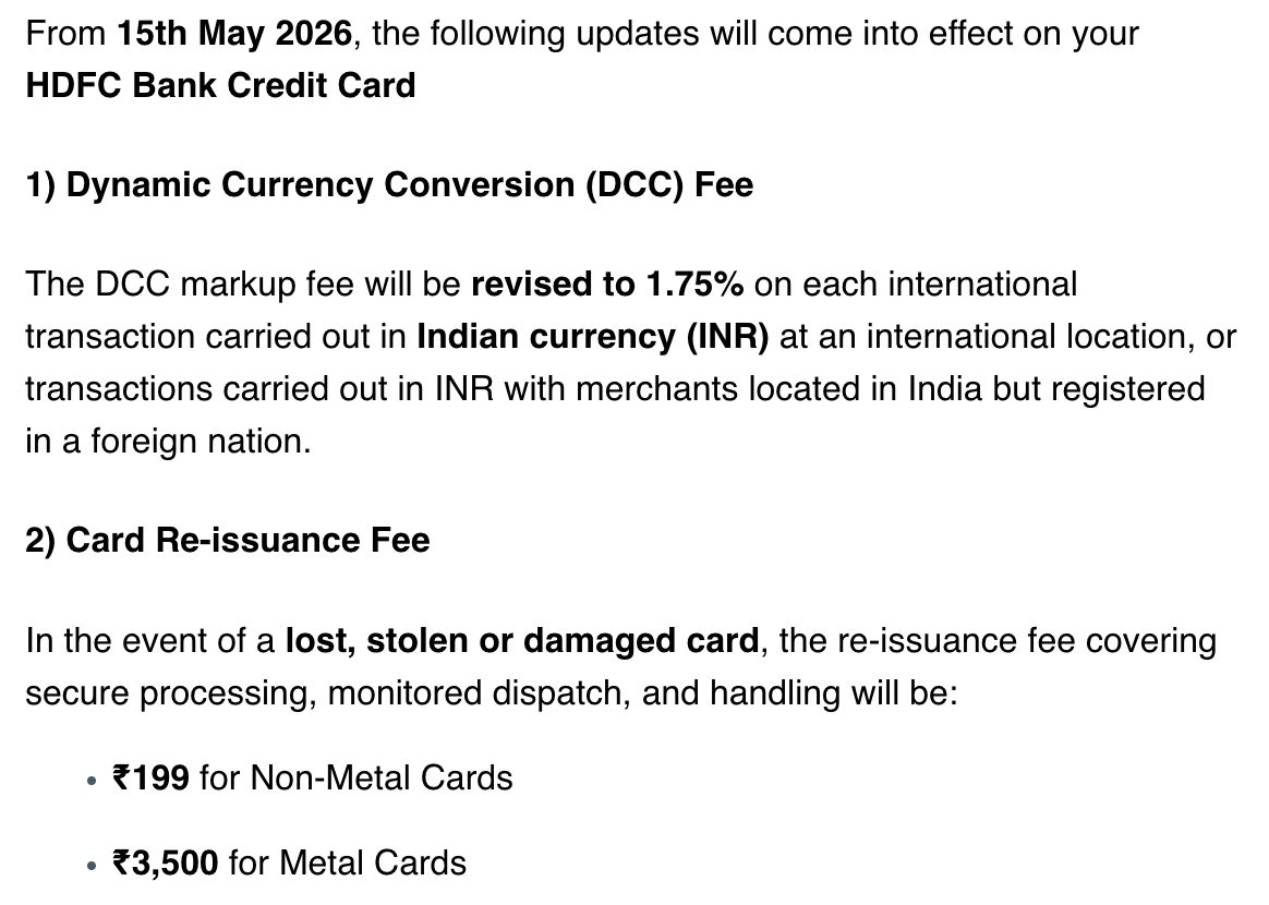 mkk5001's tweet photo. Corrections coming to #HDFC #ccgeek @CardsHubIN @Starcommander10 https://t.co/XQxkXu4s7G