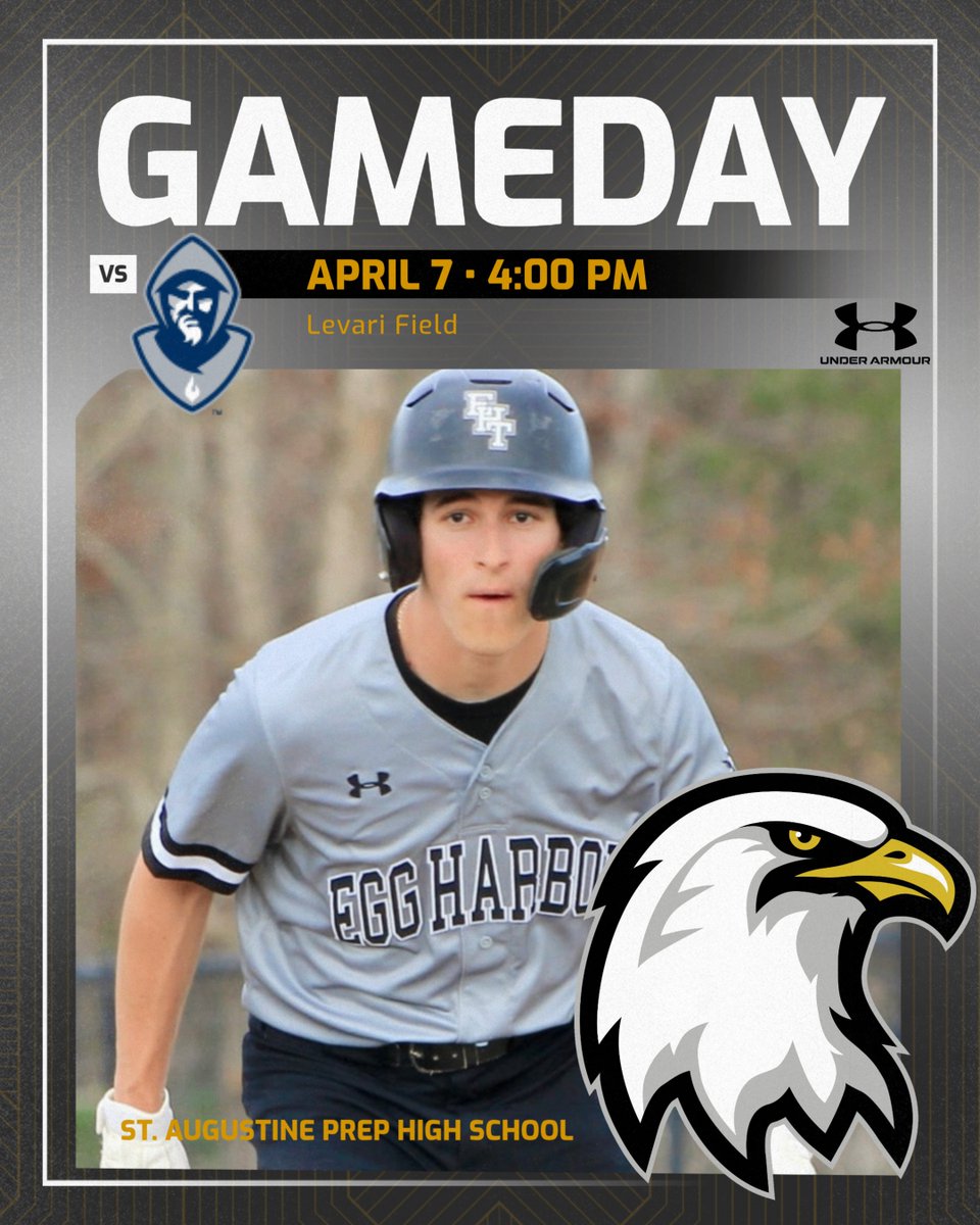 EHTHSbaseball's tweet image. 🦅⚾️Game Day🦅⚾️
🆚️ St. Augustine Prep
📍@ Levari Field (Prep)
🕰 4:00 PM
#ehtbaseball #SEE #team42