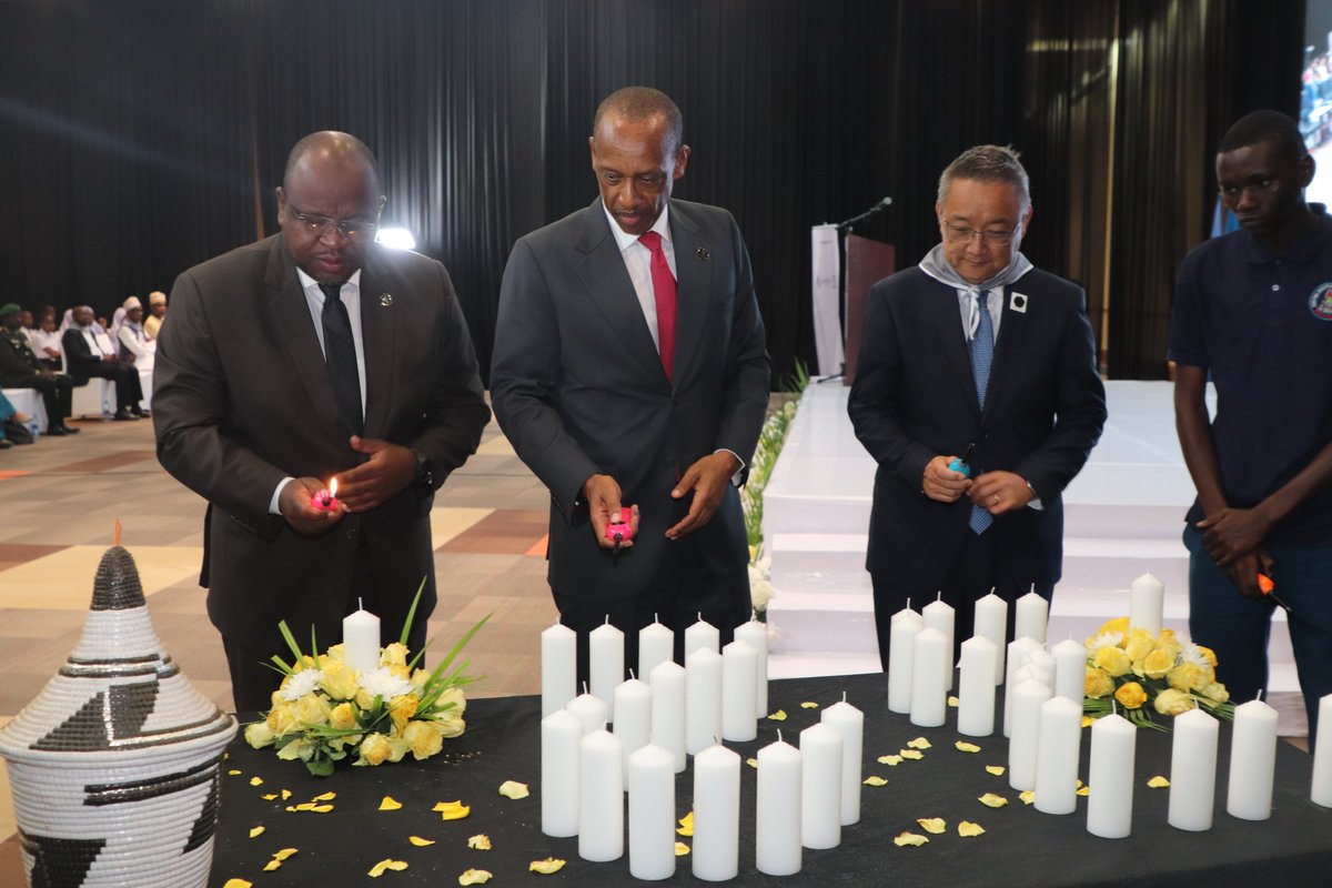 UnitedNationsTZ's tweet image. Today we mark 32 years since the 1994 Genocide against the Tutsi in Rwanda, remembering over one million lives lost and standing in solidarity with survivors. #Kwibuka32 #NeverAgain