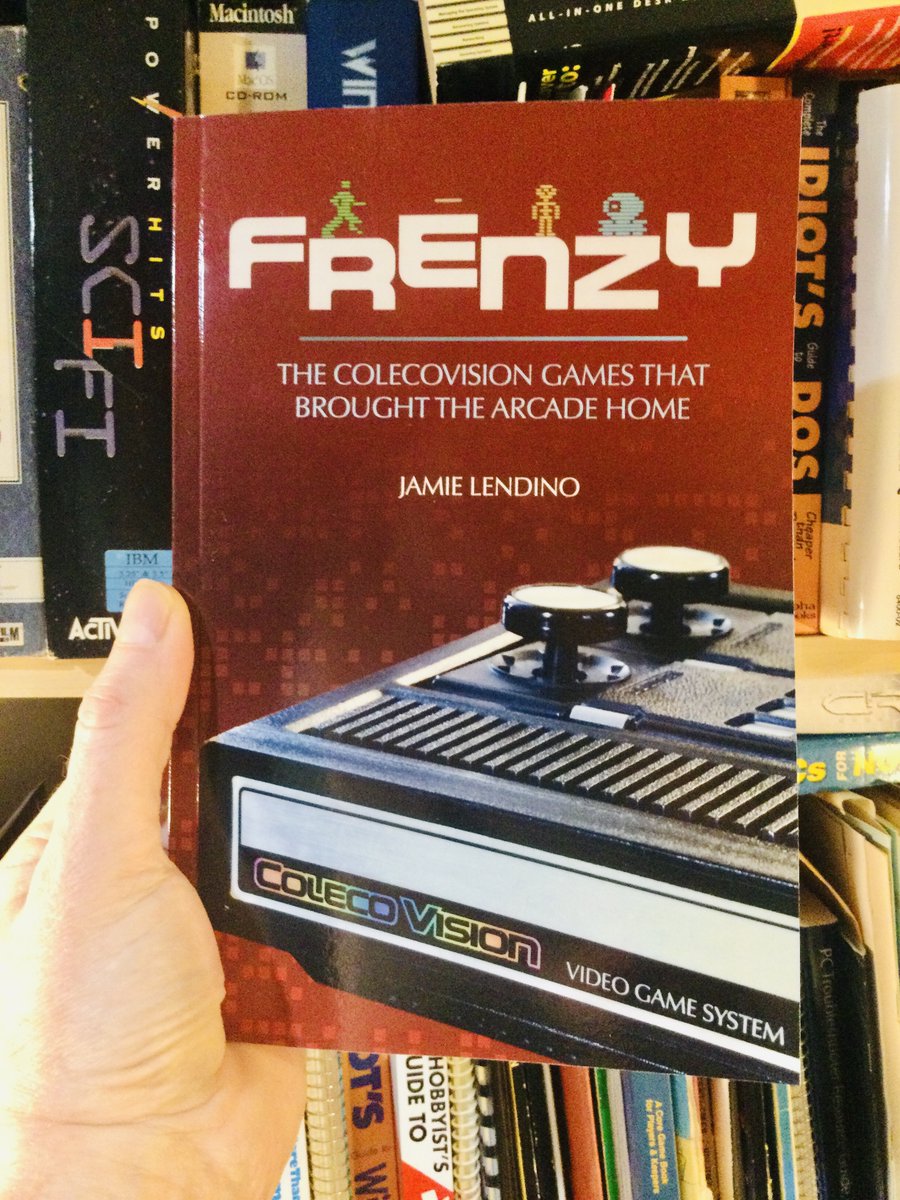 gordoslair's tweet image. Heads up! New ColecoVision book. Jamie Lendino has written a bunch of great books on classic consoles and computers. #ColecoVision