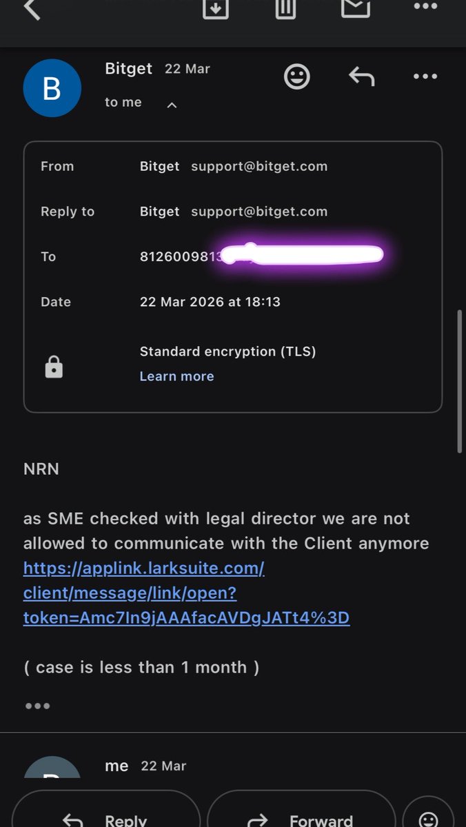 vanityxsanity's tweet photo. After I made 300 million volumes on this exchange and paid $120k+ commissions, the management @bitget cheated me out of $50K and deleted our correspondence. I strongly do not recommend this exchange, no other exchange from the top10 has scammed me like a bitget
#bitgetScam #ScamAlert