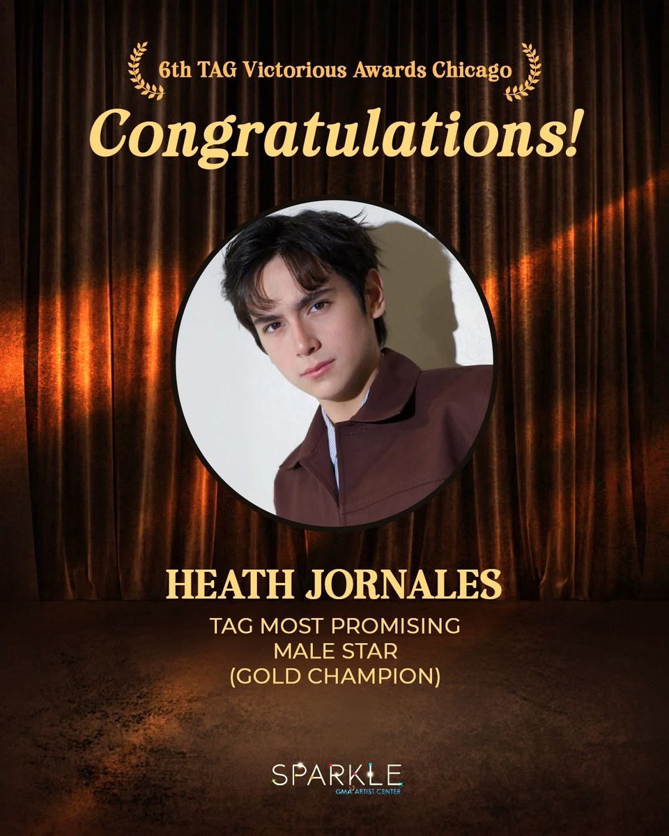 dailydoseofhj_'s tweet photo. Sparkle GMA posted a congratulatory post about #Heath winning a ‘Tag Most Promising Male Star (Gold Champion) at the 6th Tag Victorious Awards Chicago! 🎉

𝘦𝙣𝙜𝙖𝙜𝙚 𝙤𝙣 𝙚𝙫𝙚𝙧𝙮 𝙥𝙤𝙨𝙩 →
🔗 (fb) https://t.co/PuVI874p4Q
🔗 (ig) https://t.co/3uxpbXse9D

#heathjornales ◡̈ https://t.co/Qi69gX4m8L