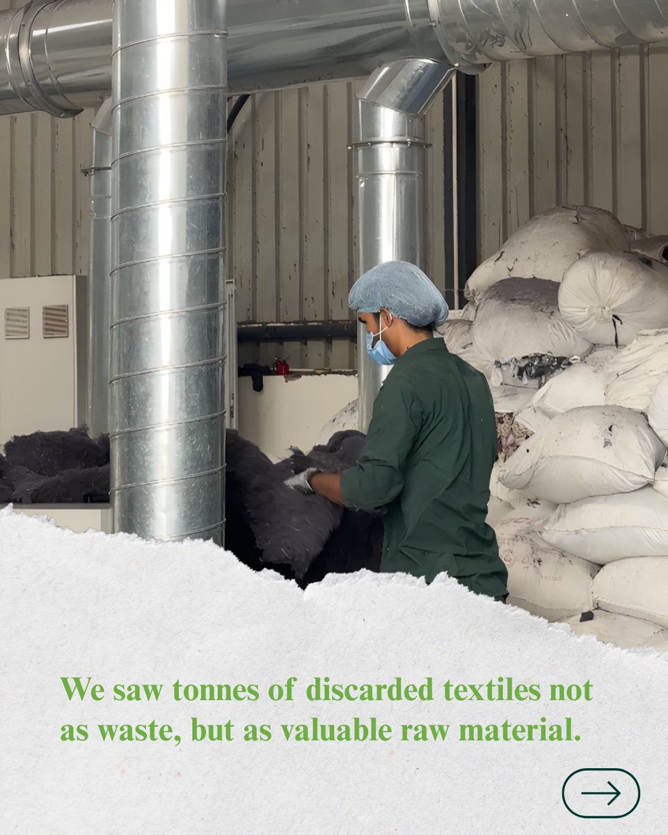 Re_Sutra's tweet photo. Waste shouldn’t be wasted. This isn’t recycling. It’s a new way of thinking.
.
.
#ReSutra #FoundersStory #SustainableFashion #TextileWaste #Upcycling https://t.co/0AB53w8mBI
