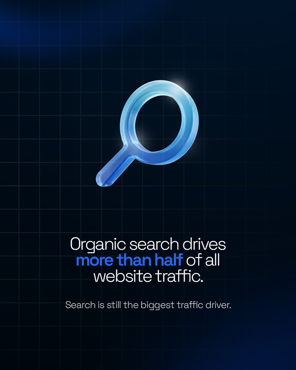 glinfotech's tweet photo. Struggling to get noticed online?
Most content never reaches an audience because the majority of web pages get little to no organic traffic. The top search results capture almost all clicks, making visibility more important than ever. https://t.co/4HYhh7Mmpc