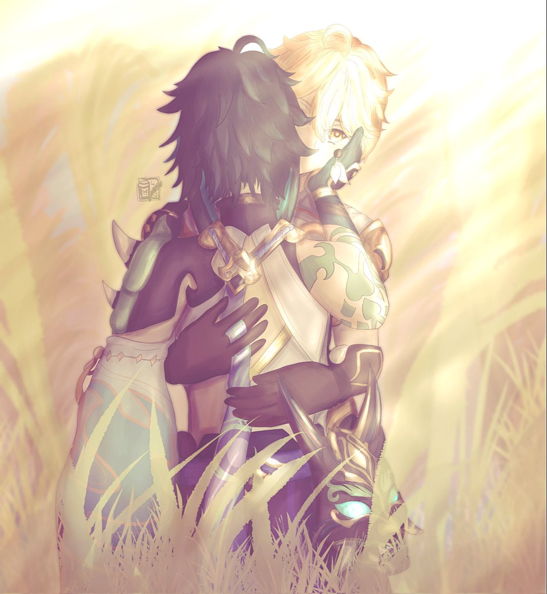 A sight in the reeds.

It's April so I will probably be drawing these two all month. They are my favorite.

 #xiao #Aether #xiaoaether #xiaother #sunbird #xiaoae #aexiao