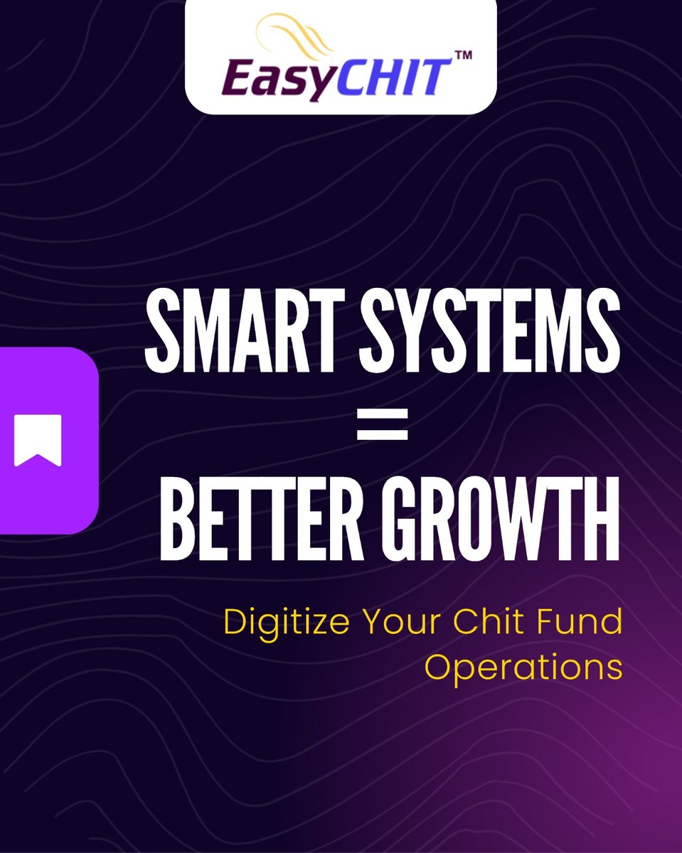 EasyChit's tweet photo. Still managing chit funds the old way? 📒
Manual processes slow you down, increase errors, and limit growth.
It’s time to switch to smarter, faster, and more reliable digital solutions with EasyCHIT. 🚀

🌐 https://t.co/migwy1st7L

#ChitFunds #Fintech #DigitalTransformation https://t.co/UMsA6rR5MC