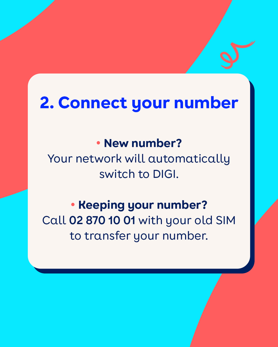 digi_belgium's tweet image. Switching providers has never been easier. With eSIM, you’ll be on the DIGI network in no time. ⚡
#DIGI #eSIM #MakeAGoodCall