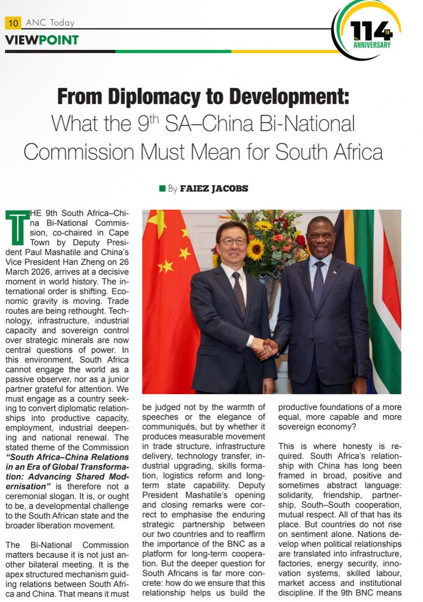 Paul Mashatile🇿🇦 tweet media