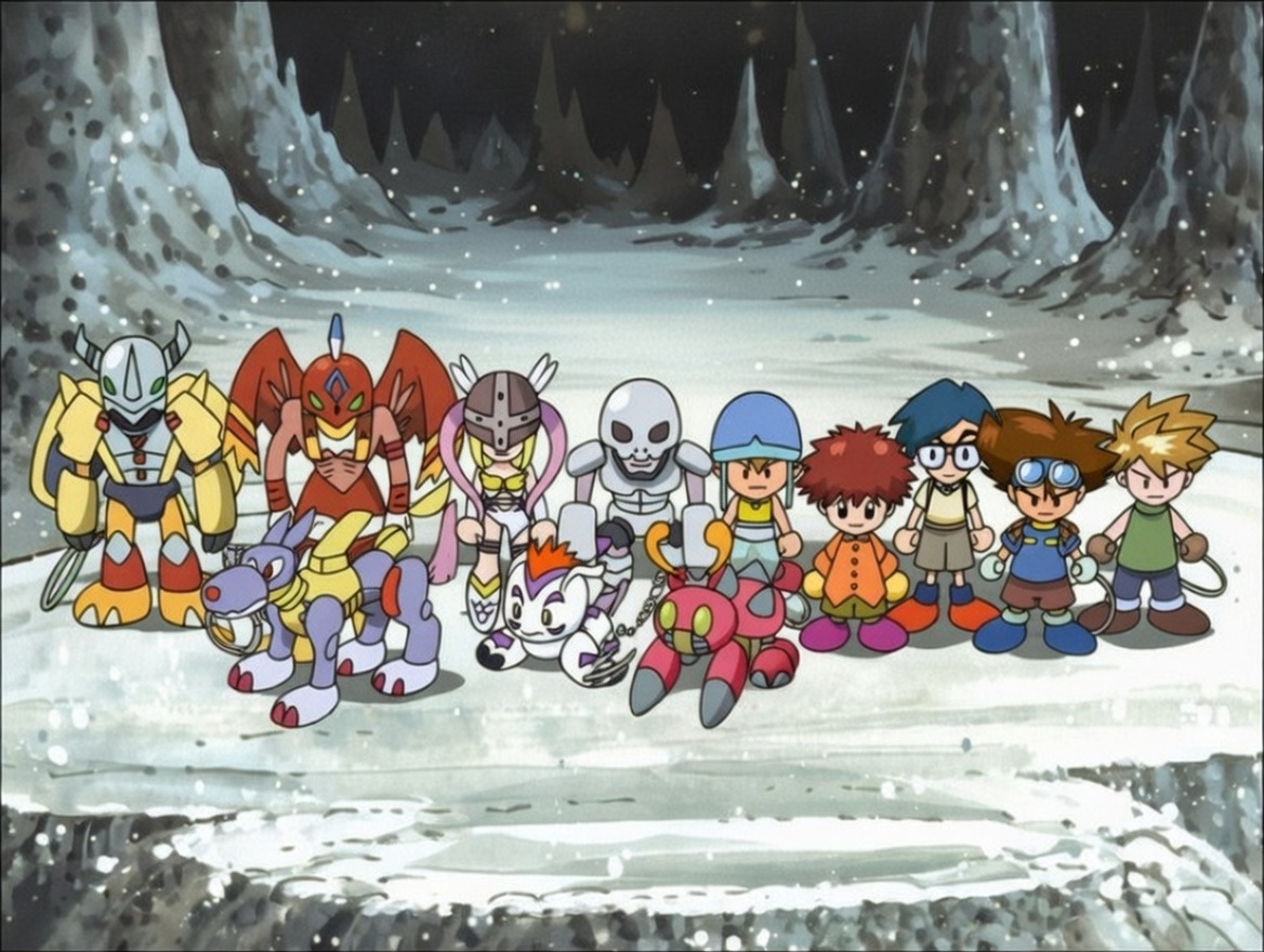 vaddvv's tweet photo. Varying success but using AI to recreate scenes with different angles are rather nifty
#AI #Grok #DigimonAdventure1999 https://t.co/6g2VSZpknA