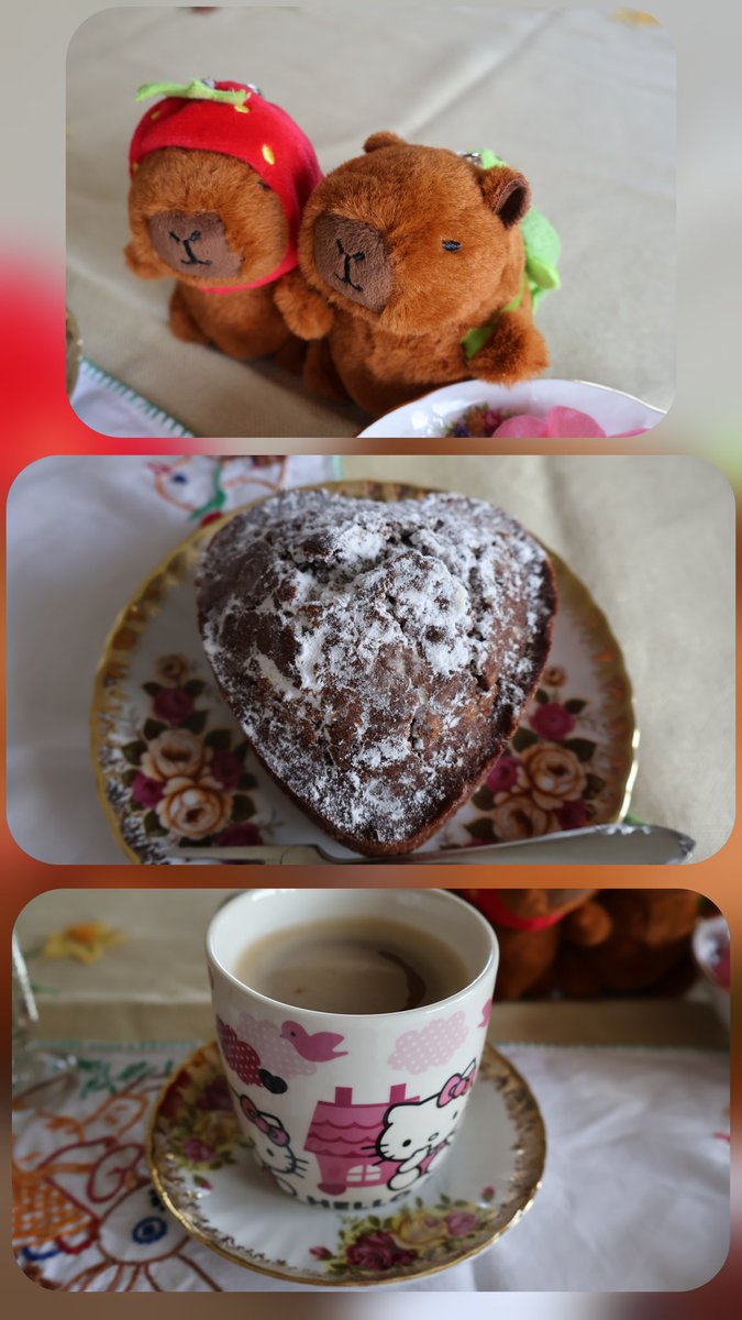 PMD486's tweet image. 🫧💗Anniversary lunch💗🫧

~Cod fillet with whole-grain basmati rice and chopped spinach. Served with an oat cappuccino and marble cake for dessert~

🌌💖 Te amo muchísimo mi ángel @isacuricaverie 💖🌌

#CapyVirus #cookingPMD #anniversary