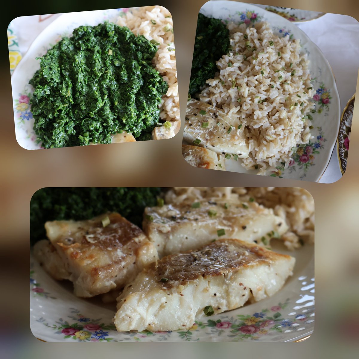 PMD486's tweet image. 🫧💗Anniversary lunch💗🫧

~Cod fillet with whole-grain basmati rice and chopped spinach. Served with an oat cappuccino and marble cake for dessert~

🌌💖 Te amo muchísimo mi ángel @isacuricaverie 💖🌌

#CapyVirus #cookingPMD #anniversary