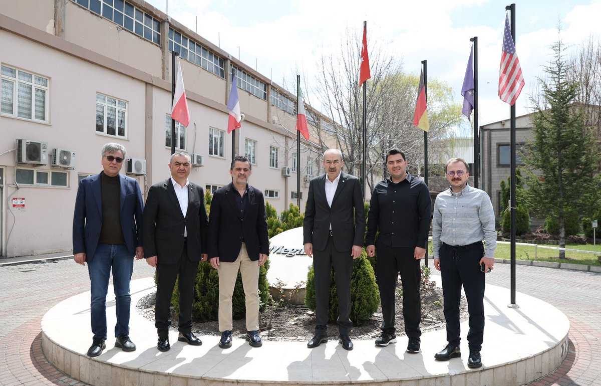 Kayserito's tweet image. Başkanımız @Omer_Gulsoy_KTO , @Kayseriso Başkanımız @mbuyuksimitci  ile birlikte #Mega #Metal’i ziyaret ederek; Yönetim Kurulu Başkan Yardımcısı Sn. Abdullah Turgut, Yönetim Kurulu Üyesi Sn. Mehmet Emin Turgut ve Fabrika Üretim Genel Müdür Yardımcısı Sn. Muhammed Ali Ünlütürk ile