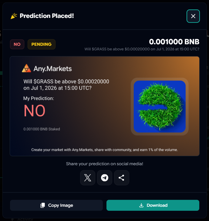 Any.Markets tweet media