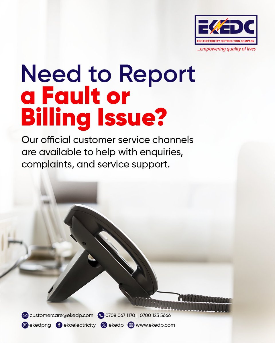 Eko Electricity Distribution Company tweet media