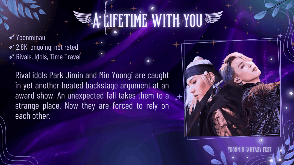 ymfantasyfest's tweet photo. ✨️🦄✨️ A Lifetime With You ✨️🦄✨️

#yoonminau

https://t.co/J6F8dVhuIH https://t.co/5hPCcSFngw