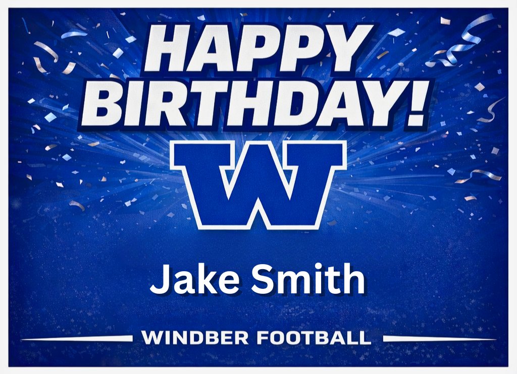 WindberFootball's tweet image. Shout out to one of our guys today!
#WindberFootball #Birthdayboy #RamblerPride @WASD_Athletics1